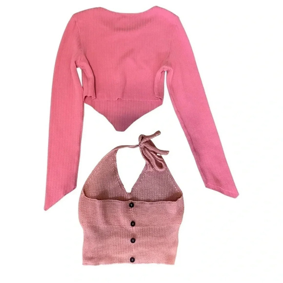 Shein Size Large Pretty in Pink Sweater Tops. Preloved Great Condition - Picture 2 of 2